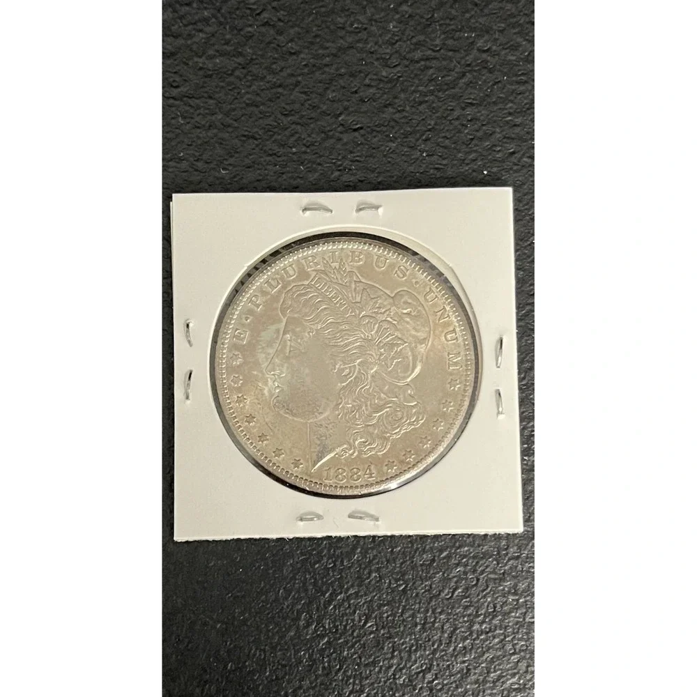 1884 $1-CC Morgan Silver Dollar E Pluribus Unum Circulated Uncertified